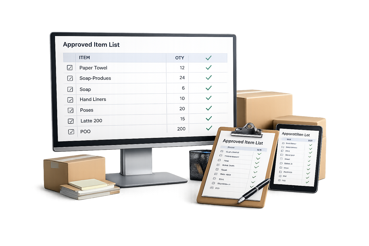 How to standardize core supply lists across locations and departments